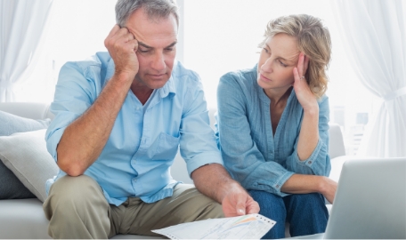 couple distraught over electric bill